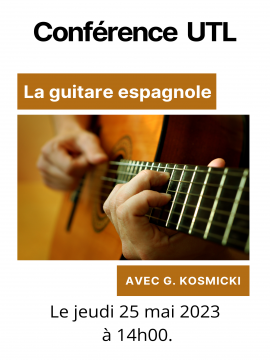 Conférence : La guitare espagnole