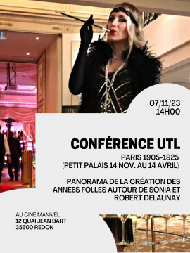 Conférence UTL : Panorama de la création des années folles autour de Sonia et Robert Delaunay