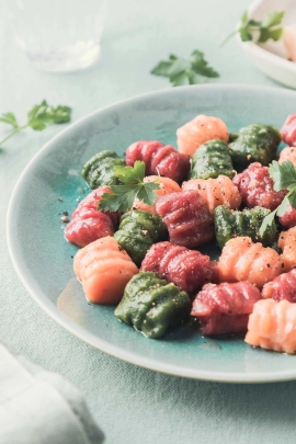 Une cuisine haute en couleurs